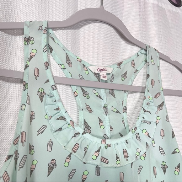 Candies Ice cream print tank top small medium - Picture 3 of 6